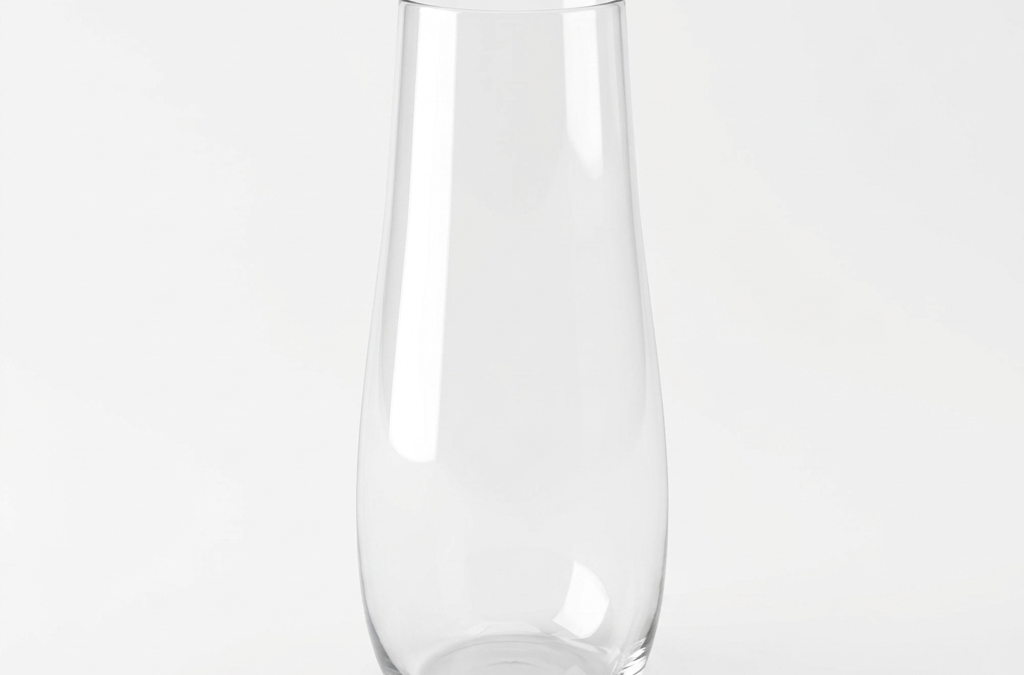 Glasvase 45X14cm
