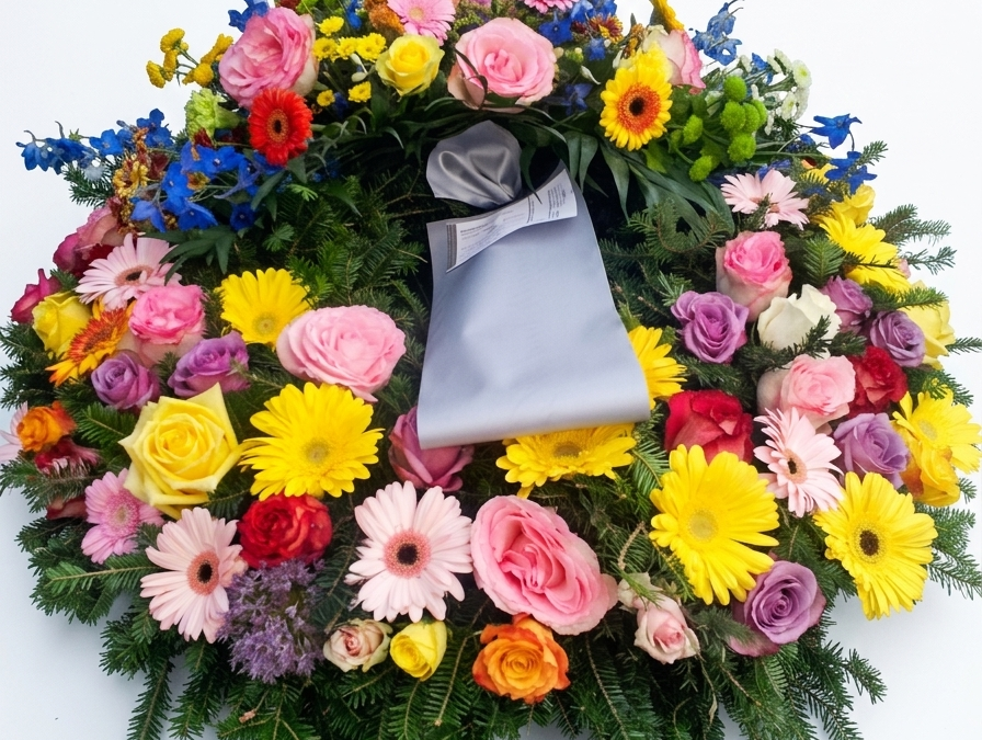 Trauerkranz Biedermaier Katalog Nr.36