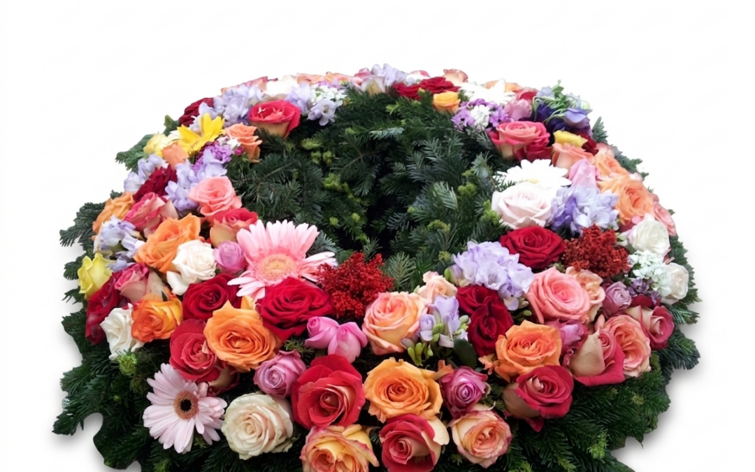 Trauerkranz Biedermaier Katalog Nr.35